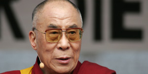 Dalai Lama at Glastonbury