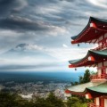 Mt Fuji from Chureito Pagoda, Pete Stewart from Perth, Australia